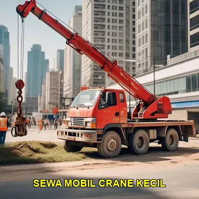 sewa mobil crane kecil